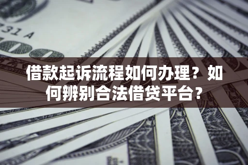 北京借款起诉流程如何办理？如何辨别合法借贷平台？
