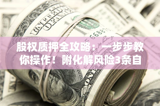 北京股权质押全攻略：一步步教你操作！附化解风险3条自救法则
