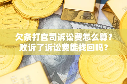 北京欠条打官司诉讼费怎么算？败诉了诉讼费能找回吗？