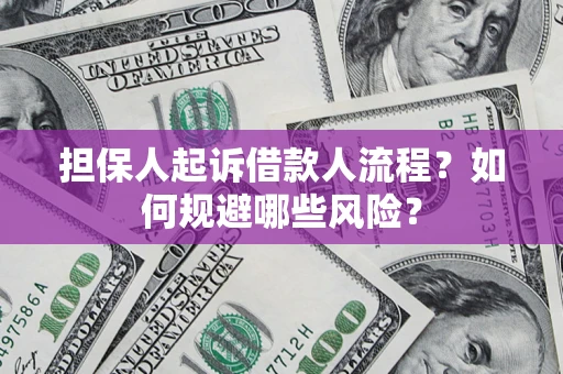 北京担保人起诉借款人流程？如何规避哪些风险？