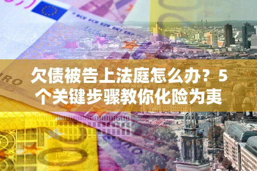 北京欠债被告上法庭怎么办？5个关键步骤教你化险为夷