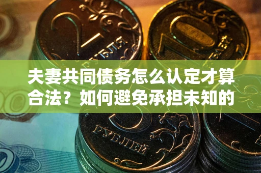 北京夫妻共同债务怎么认定才算合法？如何避免承担未知的债务风险？